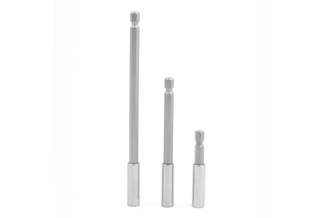 Horsudy 1/4 Hex Extension Magnetic Screw Bit Holder 3 Set - 60mm, 100mm & 150mm