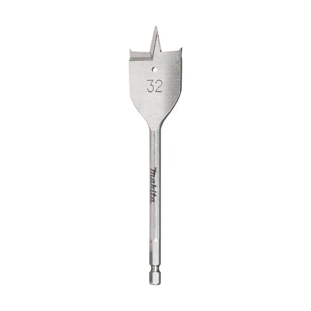 MAKITA 32 X 150mm Flat Wood Spade Bit - 1/4 Hex
