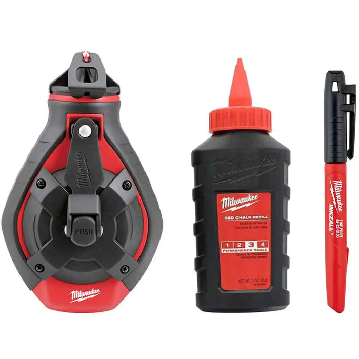 MILWAUKEE Chalk Line Reel Set with INKZALL™ Marker - 48223986C