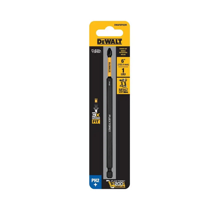 DEWALT PH2 FLEXTORQ Impact Driver Bit 150mm
