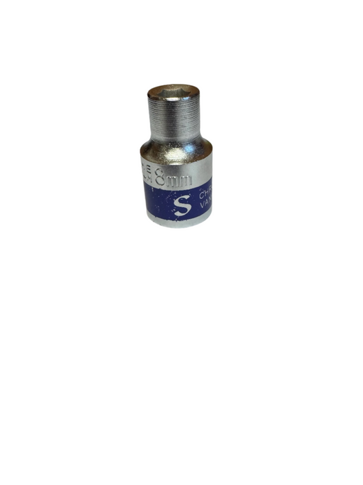 Short 1/2" Drive Chrome Vanadium Hex Metric Socket (8mm - 32mm)