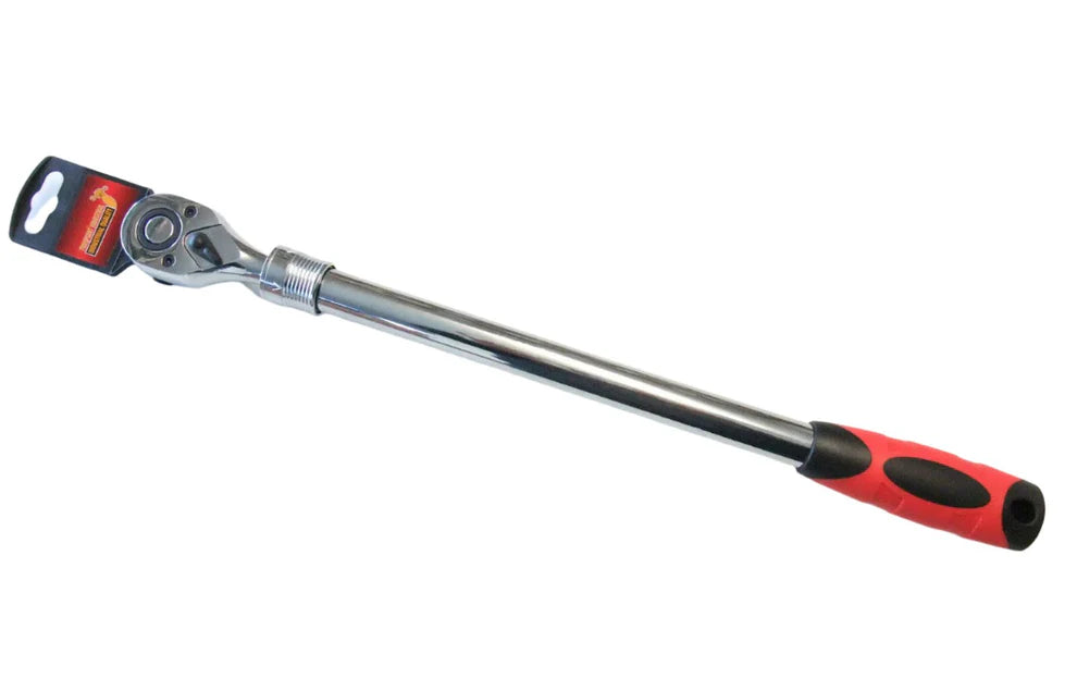 Torqpoint 1/2" Extendable Ratchet Handle CR-V Steel Wrench (Adjustable from 445mm to 600mm) - CT-RHE12L