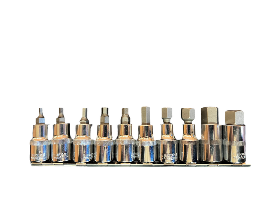 1/2" Drive Hex Bit 10PC Socket Set (H4 to H19)