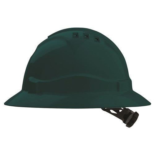 PRO CHOICE V6 Hard Hat Vented Full Brim Ratchet Harness (Various Colour Available) - HHV6FB
