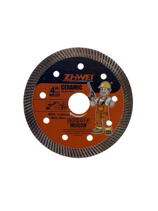 ZHWEI Ultra Thin Ceramic 4.5" (115mm) Diamond Cutting Disc