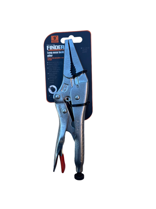 Finder Long Nose Locking Plier 225mm (9")