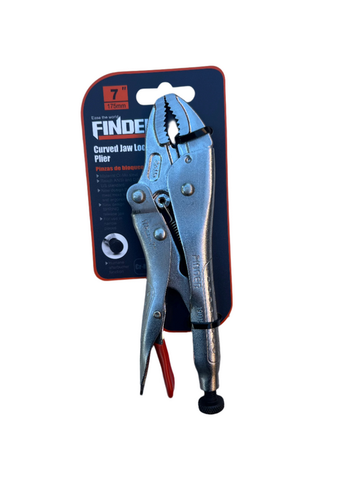 Finder Curved Jaw Locking Plier 175mm (7")