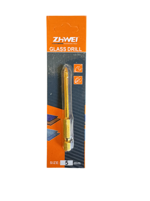 ZHWEI Ceramic Tile Drill Bit - 1/4" Hex Drive (5mm to 12mm)