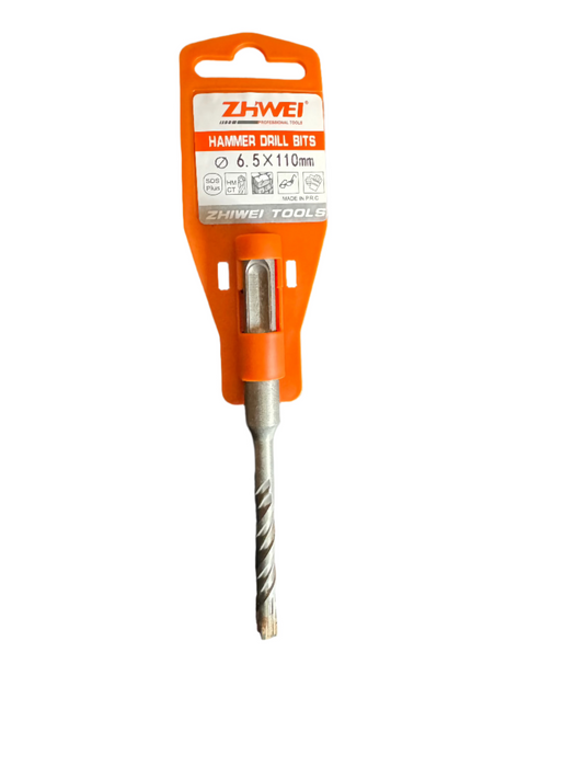 ZHWEI SDS Plus Hammer Drill Bit (6.5mm x 110mm)