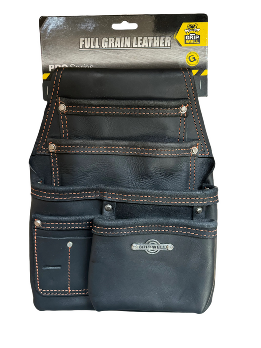 Gripwell 4.5 Pouch Nail Full Grain Leather Bag - PA11257