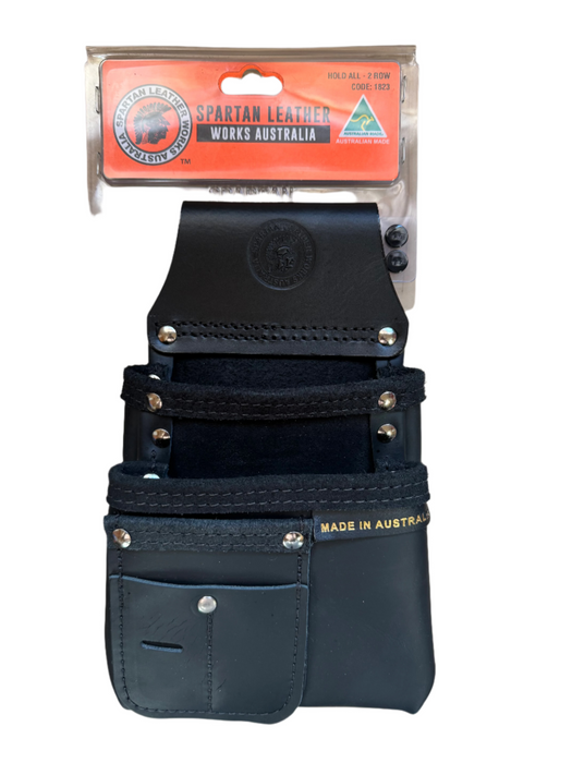 Spartan Leather 2 Row Pouch - 1823