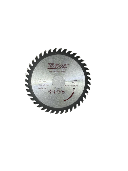 ZHWEI 4.5" Wood Cutting Disc 40T