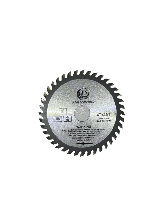 Jianning TCT Saw Blade For Wood Cutting 4" 40T