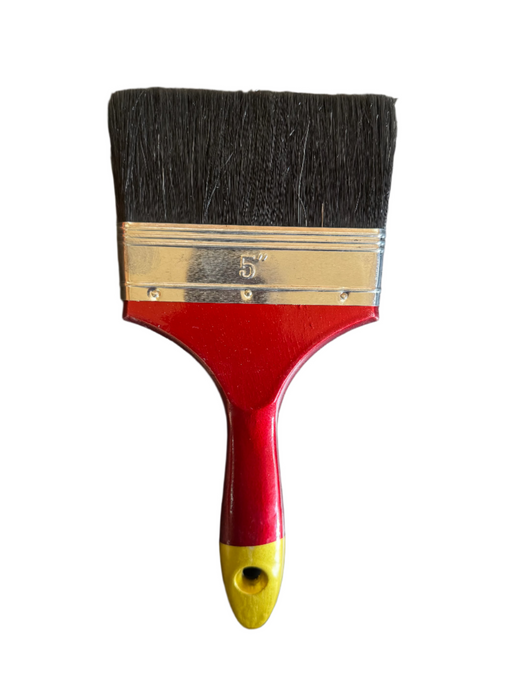 Pure Bristles 5" Pain Brush - Red Handle