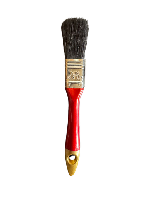 TONGXIN Pure Bristles 1" (2.5cm) Paint Brush - Red Handle