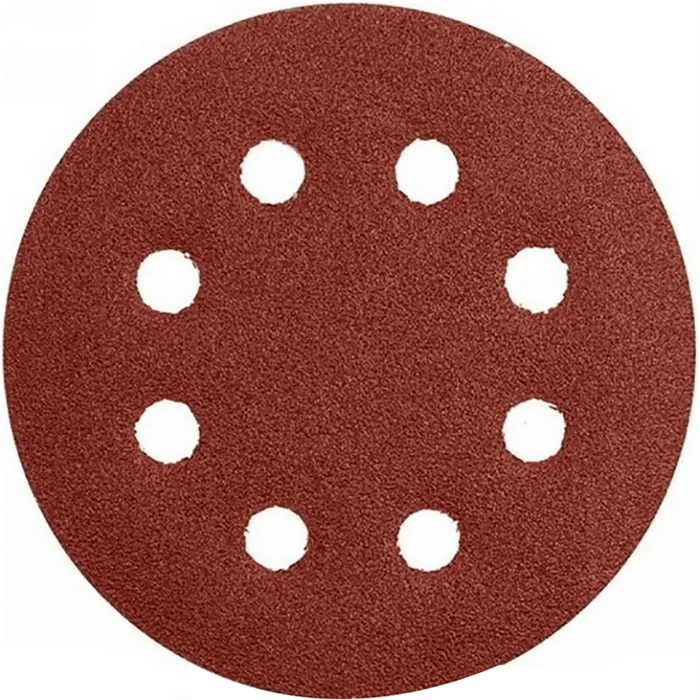 Makita 125mm 60 Grit Brown Hook & Loop Sanding Discs - 10 Pack - D-54508