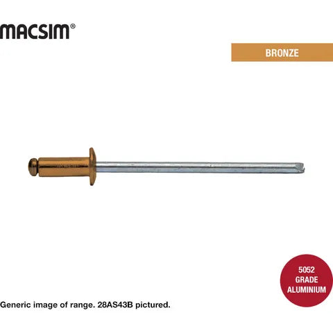 Macsim 3.2 x 4.8 A/S RIVET - BRONZE
