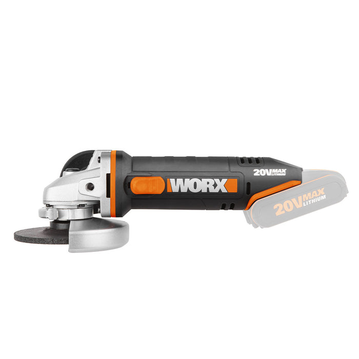 WORX 20V 115mm Angle Grinder | POWERSHARE Tool Only | WX800.9