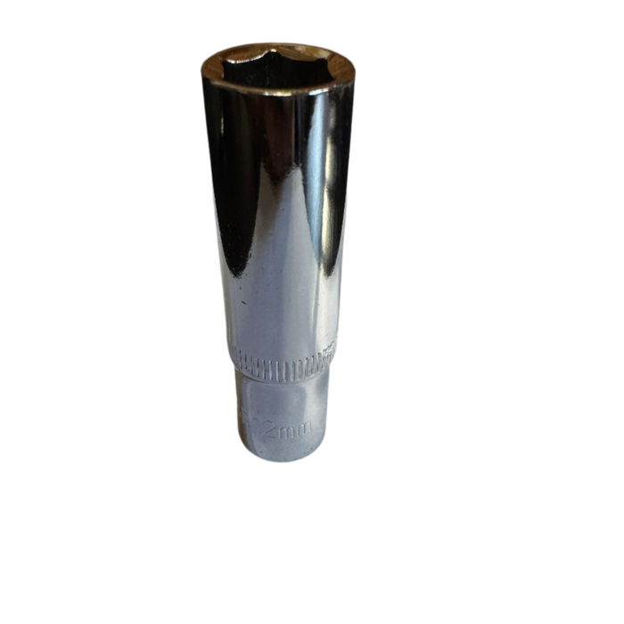 Deep 3/8" Drive Chrome Vanadium Hex Metric Socket (8mm - 19mm)