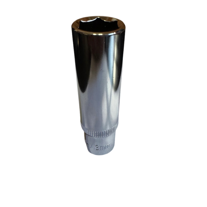 Deep 3/8" Drive Chrome Vanadium Hex Metric Socket (8mm - 19mm)