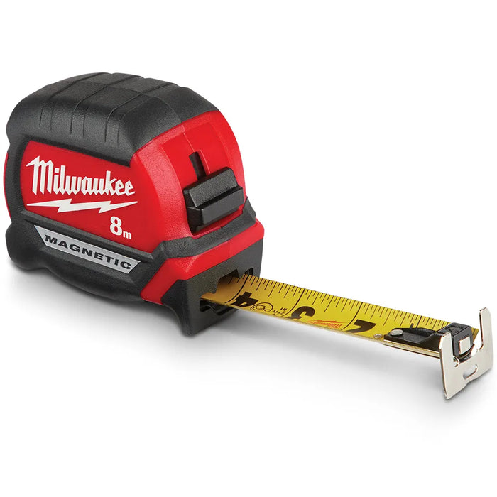 Milwaukee 8m Compact Magnetic Tape Measure - 48220508