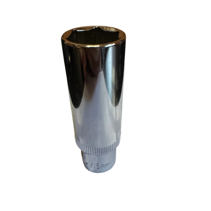 Deep 3/8" Drive Chrome Vanadium Hex Metric Socket (8mm - 19mm)