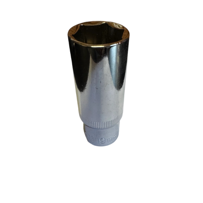 Deep 3/8" Drive Chrome Vanadium Hex Metric Socket (8mm - 19mm)