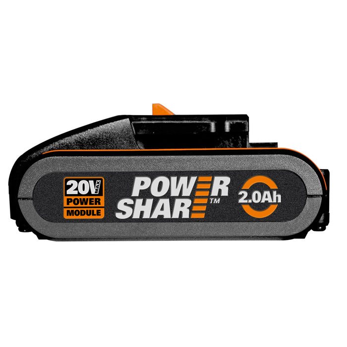 WORX POWERSHARE™ 20V MAX 2.0Ah Lithium-ion Battery, with battery indicator - WA3551