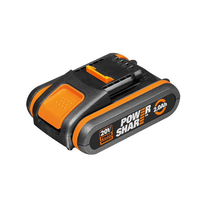 WORX POWERSHARE™ 20V MAX 2.0Ah Lithium-ion Battery, with battery indicator - WA3551