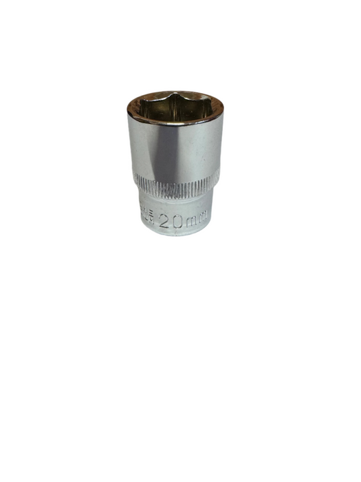 Short 1/2" Drive Chrome Vanadium Hex Metric Socket (8mm - 32mm)