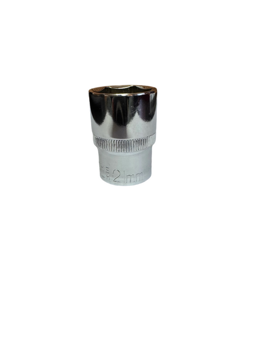 Short 1/2" Drive Chrome Vanadium Hex Metric Socket (8mm - 32mm)
