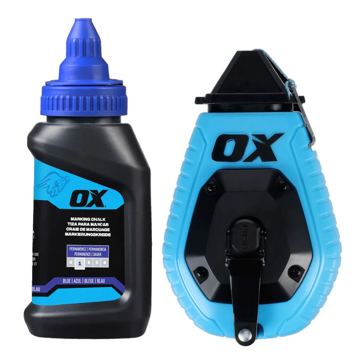 OX 30M 3:1 ABS FINE LINE CHALK REEL VALUE PACK - OX-T630601