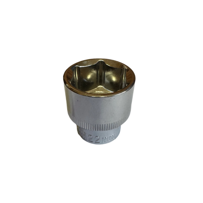 Short 3/8" Drive Chrome Vanadium Hex Metric Socket (6mm - 24mm)