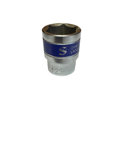 Short 1/2" Drive Chrome Vanadium Hex Metric Socket (8mm - 32mm)