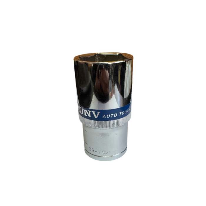 Deep 1/2" Drive Chrome Vanadium Hex Metric Socket (8mm - 32mm)