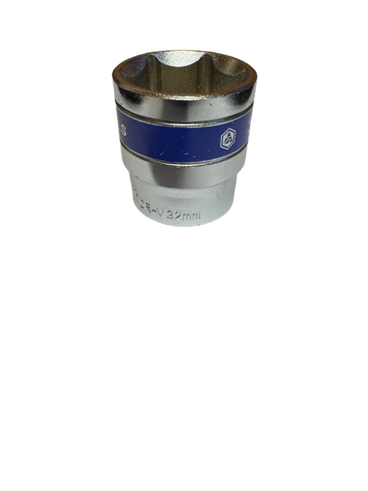 Short 1/2" Drive Chrome Vanadium Hex Metric Socket (8mm - 32mm)