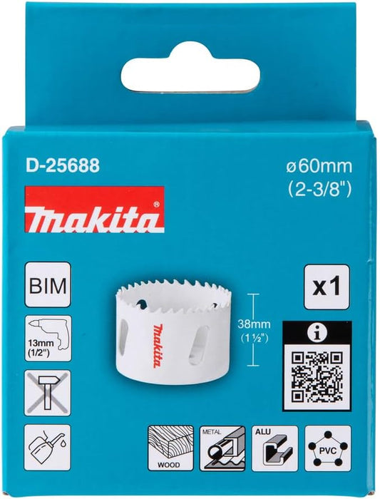 Makita 60mm Bi-Metal Hole Saw - D-25688