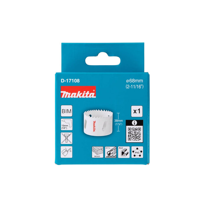 Makita 68mm Bi-Metal Hole Saw - D-17108