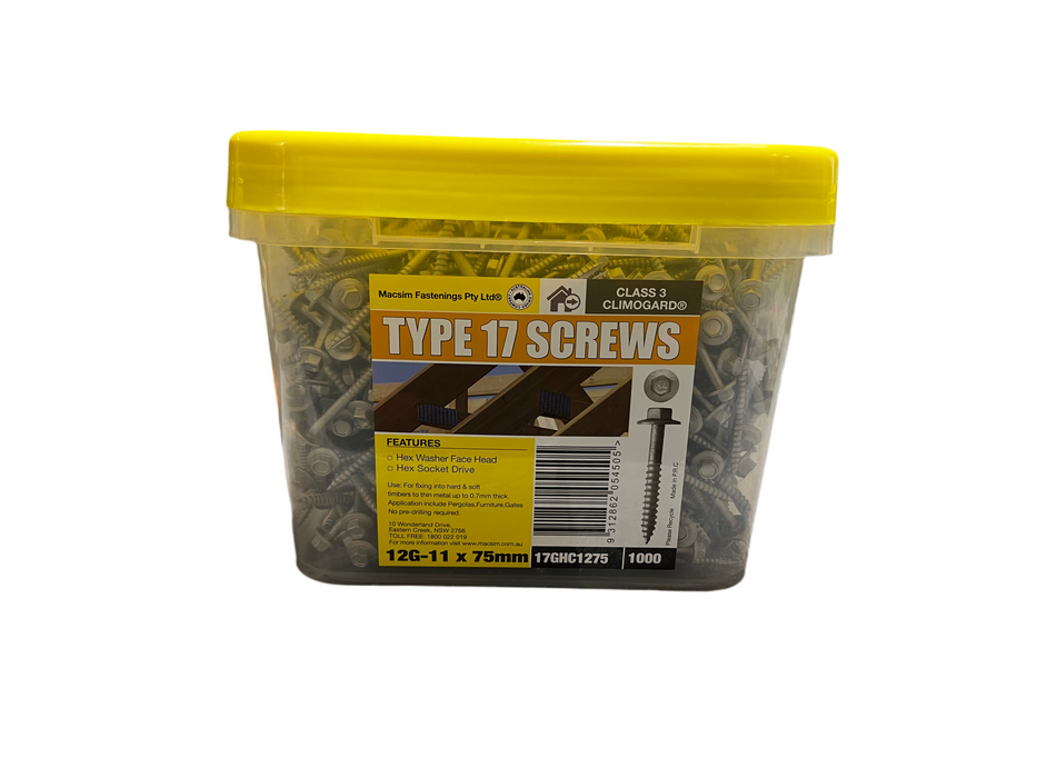 Macsim 12G X 75MM HWF T17 C4 BOX 1000 QTY