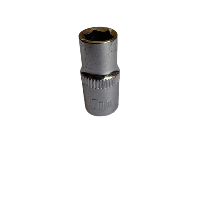 Short 1/4" Drive Chrome Vanadium Hex Metric Socket (4mm - 14mm)