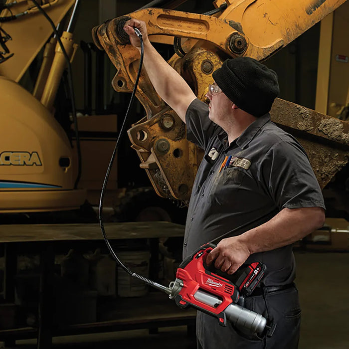 MILWAUKEE 18V CORDLESS 2-SPEED 450g GREASE GUN SKIN M18GG-0 (NO RETAIL BOX)