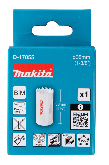 Makita 35mm Bi-Metal Hole Saw - D-17055