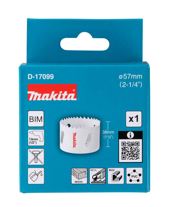 Makita 57mm Bi-Metal Hole Saw - D-17099