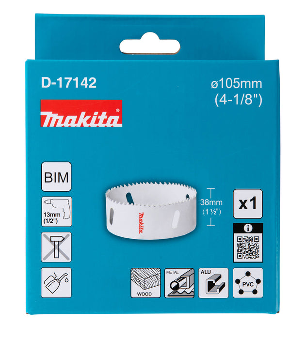 Makita 105mm Bi-Metal Hole Saw - D-17142