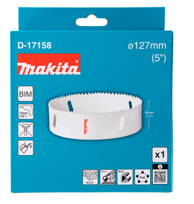 Makita 127mm Bi-Metal Hole Saw - D-17158