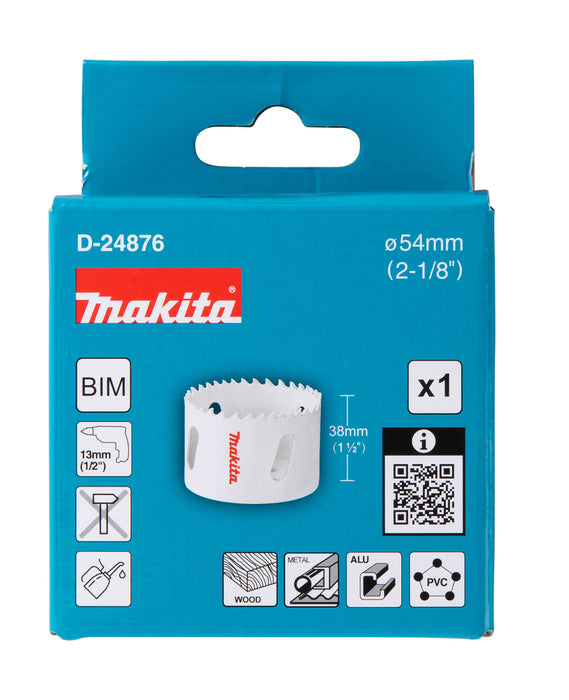 Makita 54mm Bi-Metal Hole Saw - D-24876