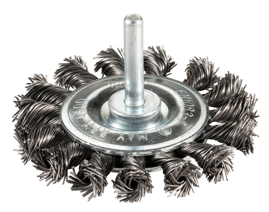 Makita 75mm Knotted Wire Wheel Brush - D-73813