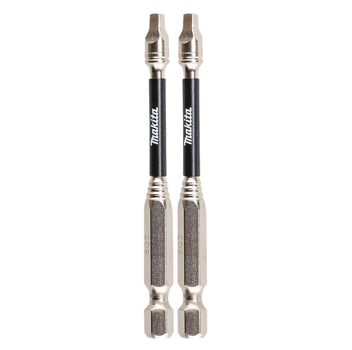 Makita  IMPACT XPS SQ2 x 75mm Square PTA Power Bits 2 Piece Set E-18683