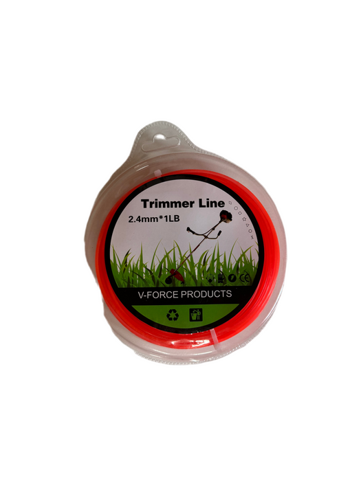 V-FORCE Orange Round Trimmer Line 2.4mm x 86m (1lb)