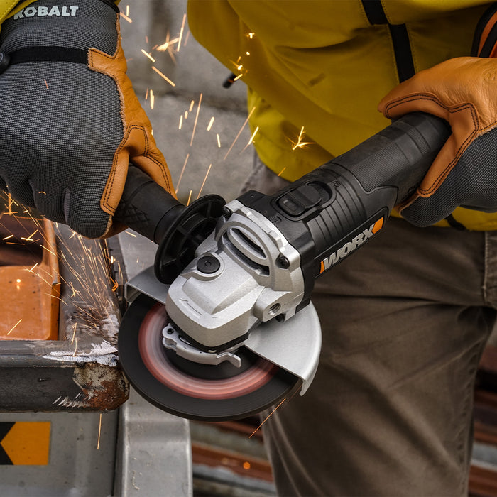 WORX 20V 125mm Angle Grinder – Brushless | POWERSHARE Tool Only | WX812.9